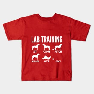 Lab Training Labrador Tricks Kids T-Shirt